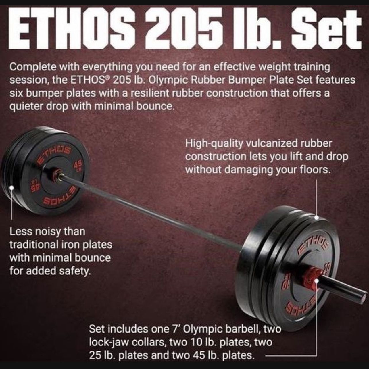 Ethos Power Rack Olympic Barbell Set And Bumper Plates for Sale in Murrieta CA OfferUp
