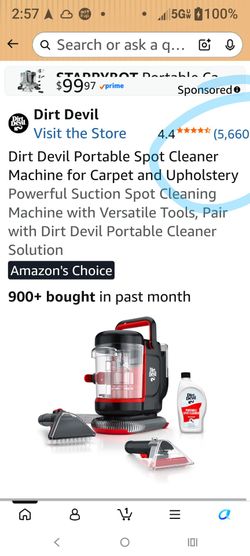 Dirt devil  portable spot cleaner