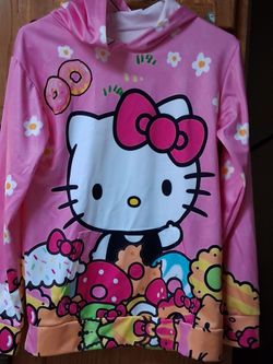 Girls hello kitty jacket size L