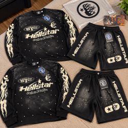 HELLSTAR HOODIE & SHORTS SET