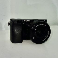 Used Sony Alpha A6000 Digital Camera Black 16-50mm
