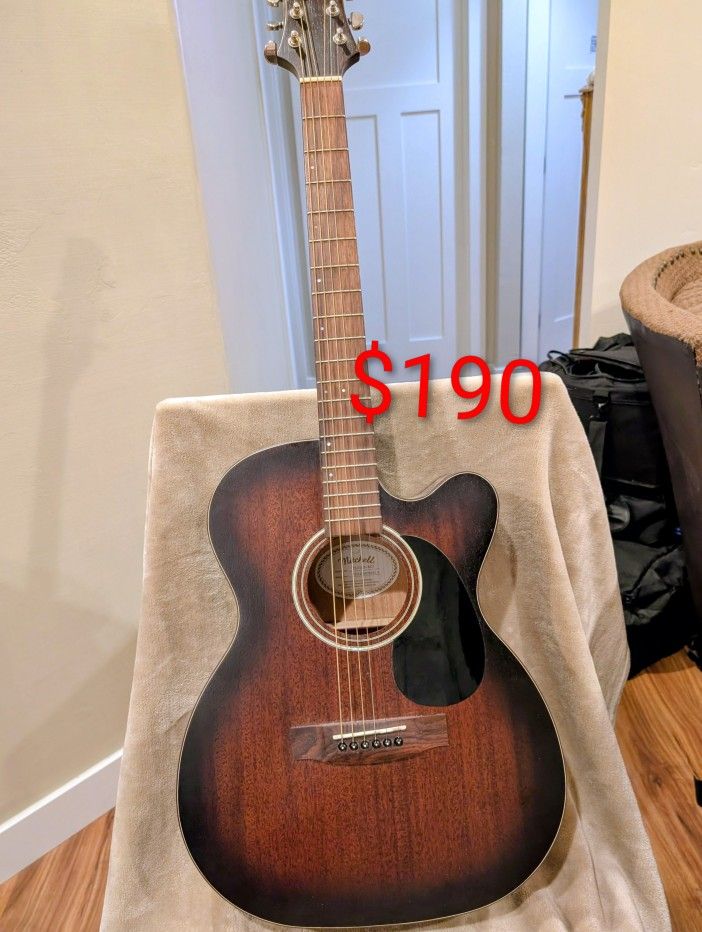 Mitchell T333CE-BST Acoustic Electric Guitar Mahogany