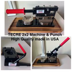 Tecre Magnet and Button Machine