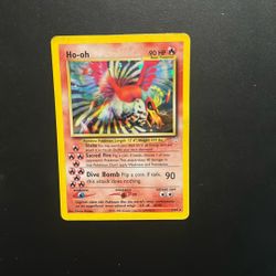Ho-Oh #7 Holo – Neo Revelation – Vintage Pokémon