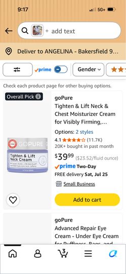 Face neck cream