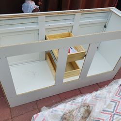 White Bathroom Cabinet With Sink