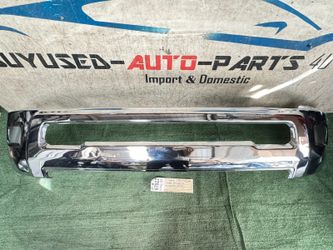 2009 - 2018 DODGE RAM 2500 3500 FRONT CHROME BUMPER OEM AY67922 w/o sensor holes