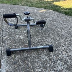 Under desk, bike pedal 