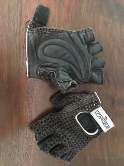 Bike / workout / Gym genuine Leather Gloves (small)