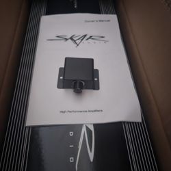 Skar RP-2000.1D Used At Most 6 Hours.  2000w Amplifier