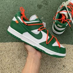 Off-White x Dunk Low 'Pine Green'