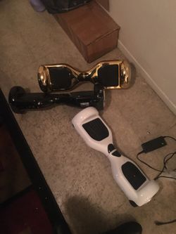 Gold hoverboard