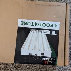 Agrobrite T5 4ft / 4-Tube Fluorescent Grow Light