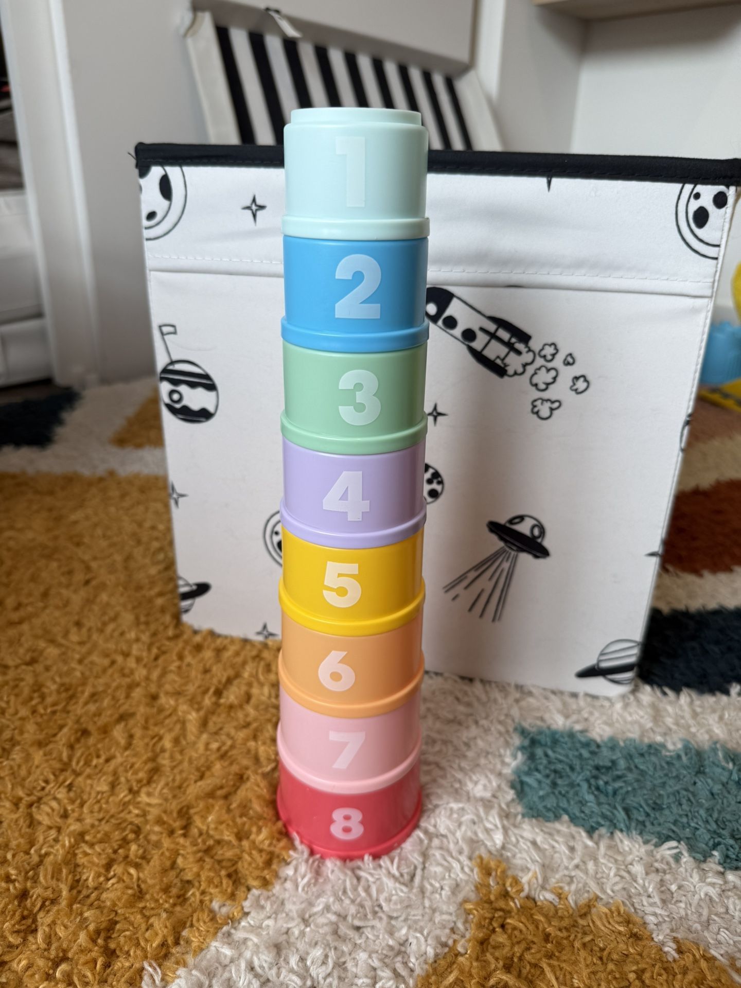 Stacking Cups With Numbers From Kiwico