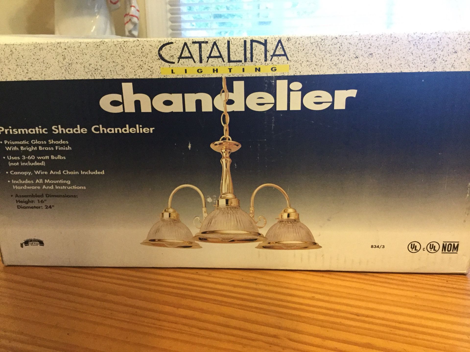 Chandelier Prismatic Shade Catalina Lighting