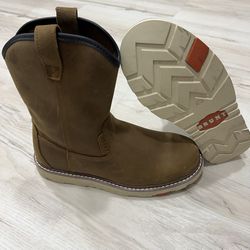 BRUNT The Bolduc Soft Toe Waterproof Pull-On Wellington Work Boot Mens Size 10.5