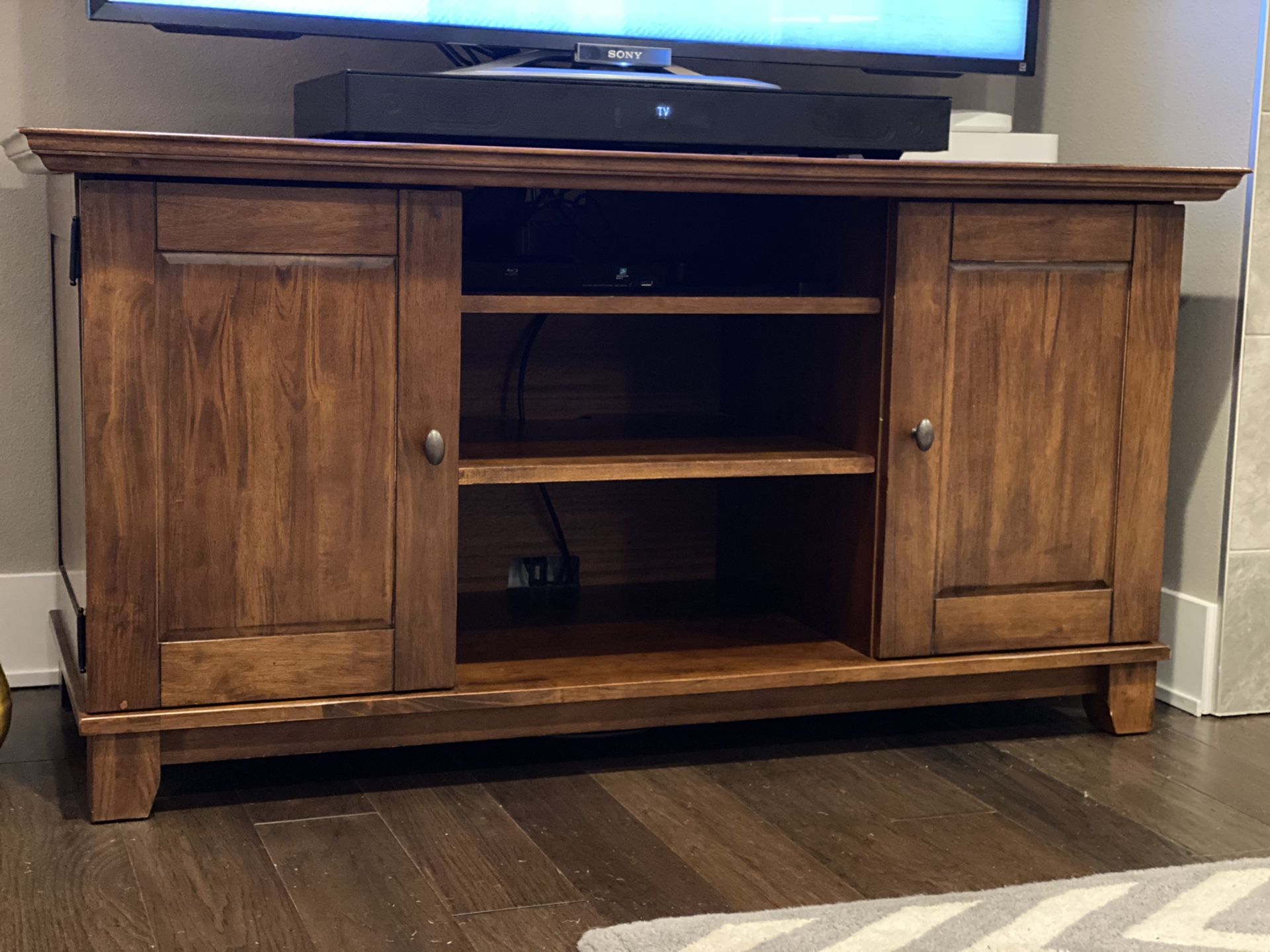 TV Stand w/ Media Storage