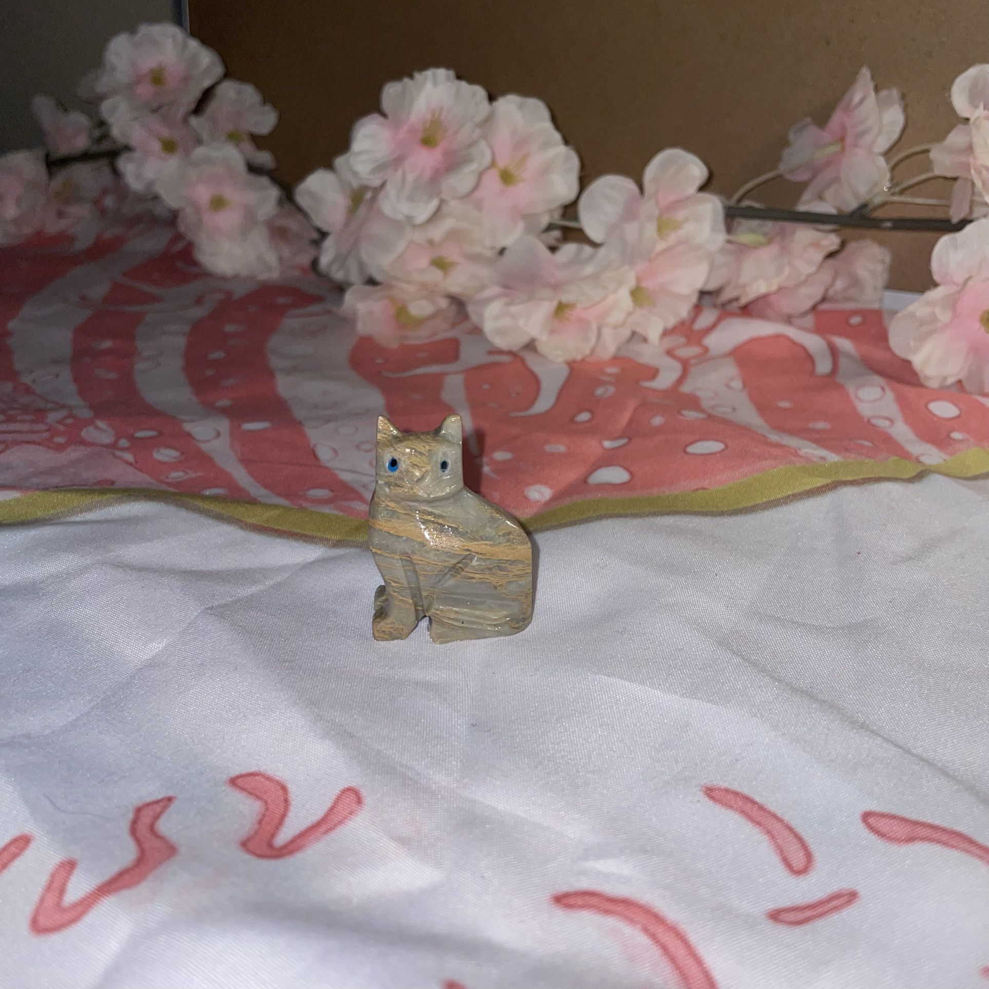 Mini Cat Statue Trinket 