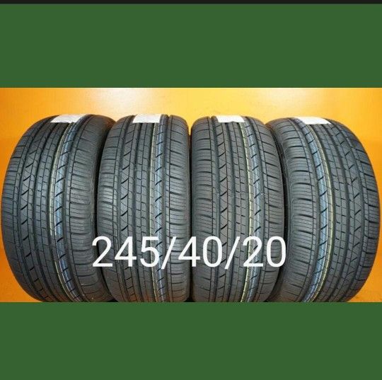 4 New Tires 245/40/20 $ 481 Llantas Nuevas