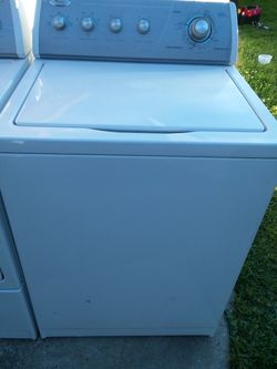 Whirlpool washer & dryer set,30 days warranty