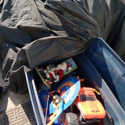 Tubs Full Of Toys Lego Figurines Batman Caves Cars Trucks
