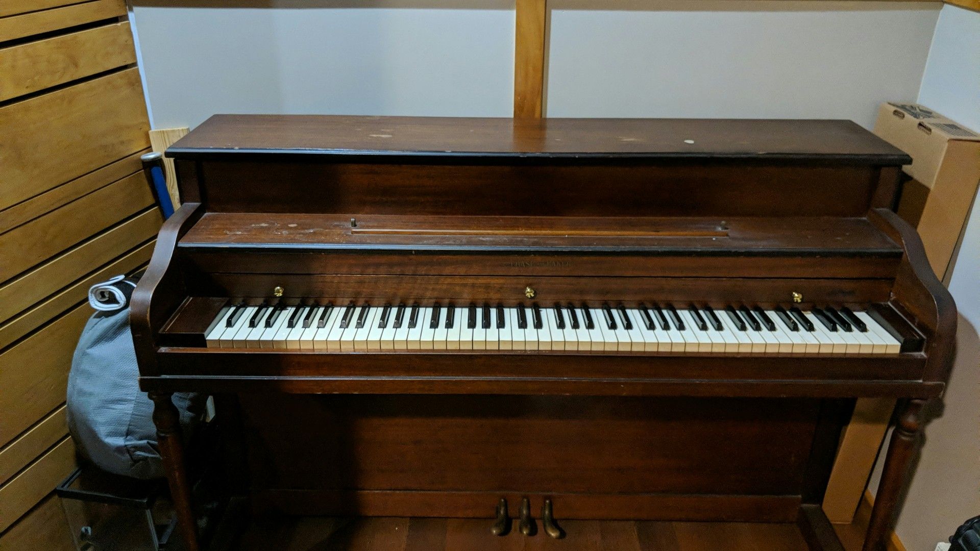 Chase and Baker upright piano "vintage"