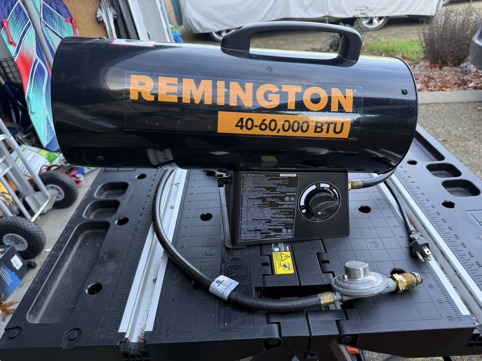 Remington 60,000 BTU Propane Heater