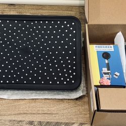 Pick Up From Mount Juliet 37122..New 13 Inch High Pressure Shower Heads with Handheld Spray Combo, Rain Shower Head Extension Arm 19 Inch, Black Rainf