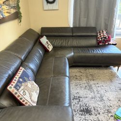 Faux Leather With Electric Reclining Seat