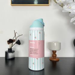 owala 24oz/32OZ Insulated Stainless Steel Water Bottle Double-Layer Kettle With Straw Vacuum Flasks For Sports Travel