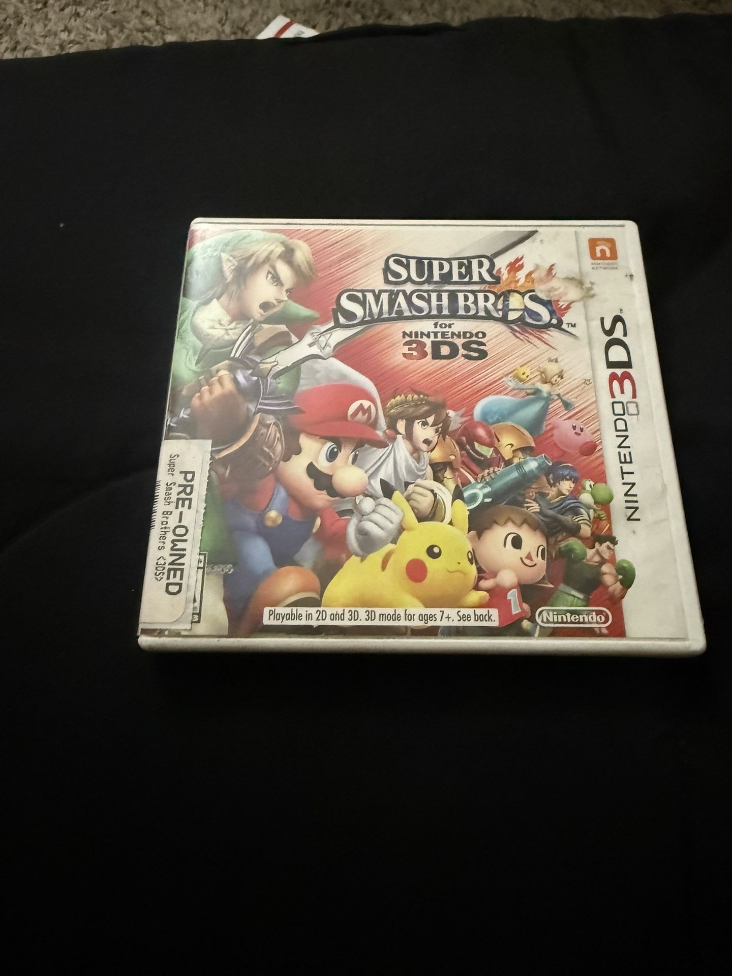 Nintendo 3DS Game (Super Smash Bros 3DS) $20