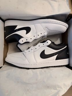 Air Jordan 1 Low White/Black Size 10