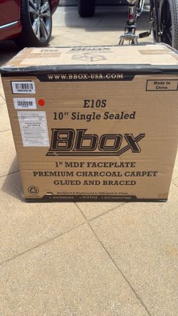 10” Car Speaker Box