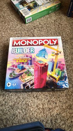 Monopoly Builder Board Game - Open Box New