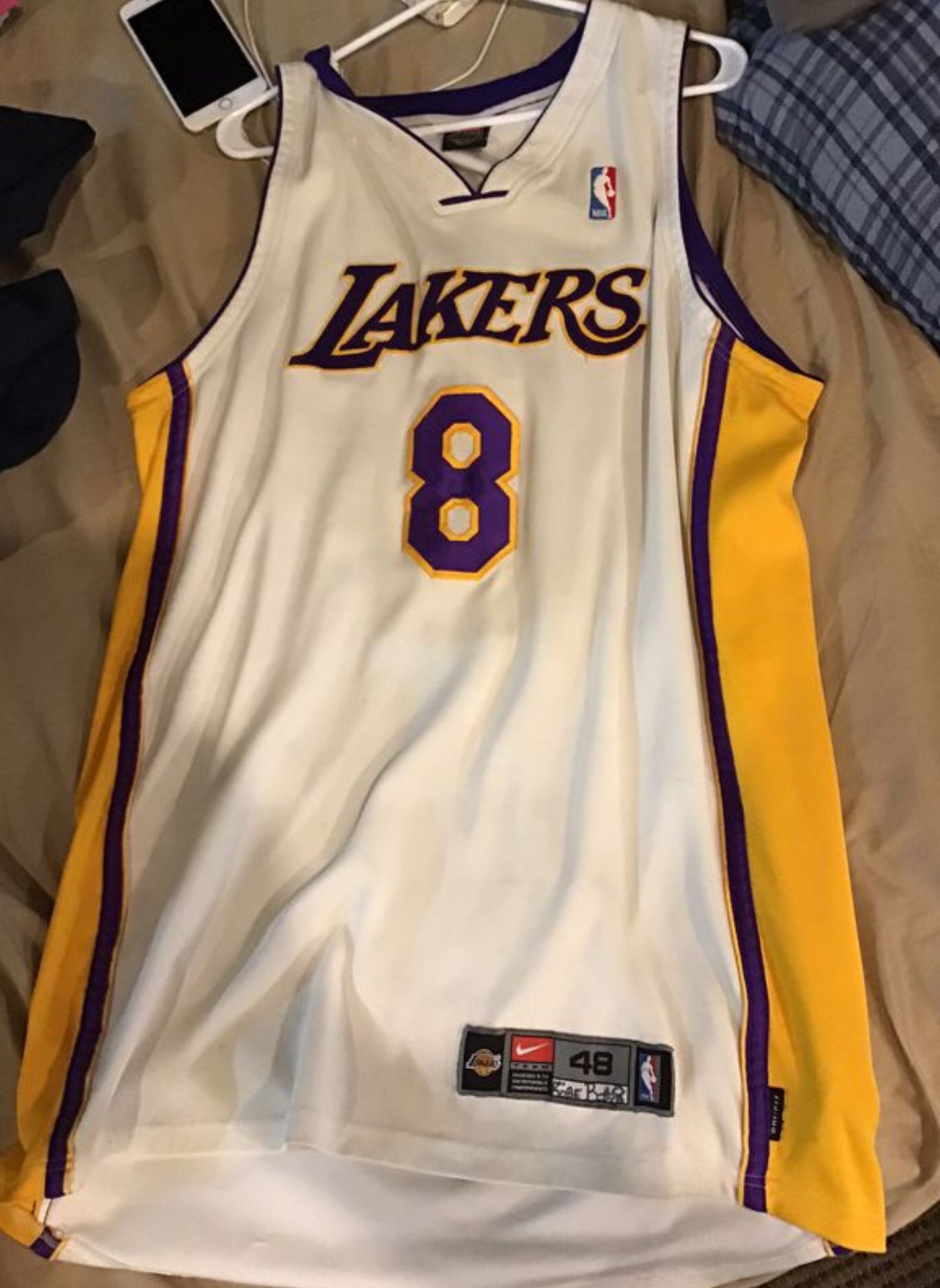 KOBE BRYANT LAKERS GENUINE AUTHENTIC NBA JERSEY ($100)