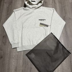 Essentials Light Oatmeal Hoodie