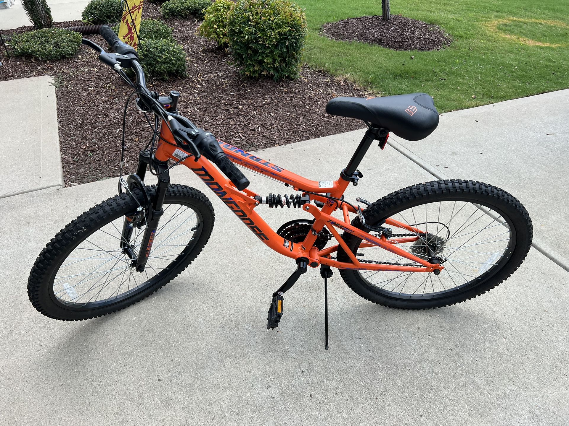 Bmx Bike Mongoose Men's Temissor Mountain Bike 24 Inch