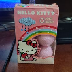 Hello Kitty Golf Balls