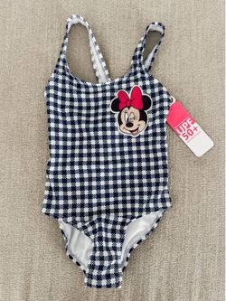 Disney Minnie Mouse Girls’ Swimsuit – Size 4T – New