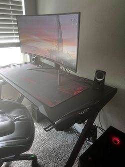 Complete Gaming MSI PC Setup – i7-10700F, GTX 1660 Ti, MSI Ultrawide Monitor + Desk & Chair