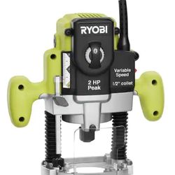 RYOBI 10 Amp 2 HP Plunge Base Corded Router