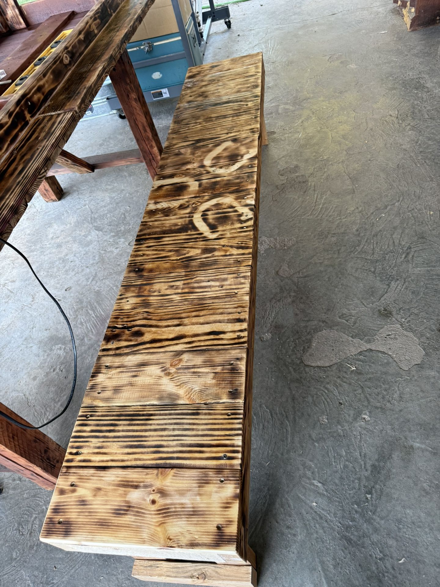Handmade Outdoor Table and Benches