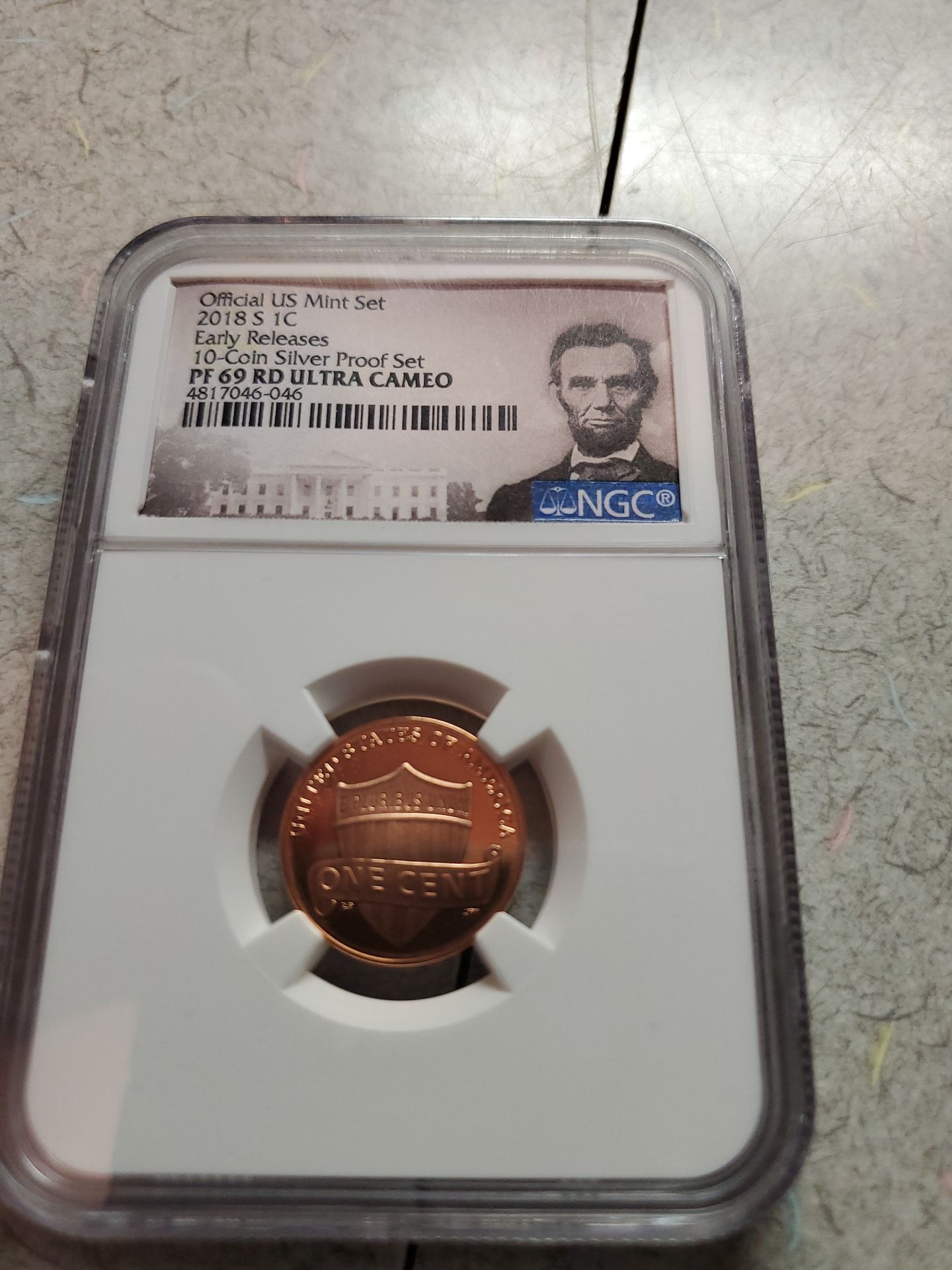 2018 S 1 C PF 69 RD ULTRA CAMEO