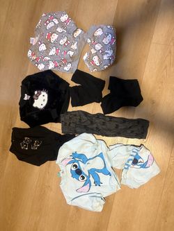 Kids Character Clothing Bundle – Hello Kitty & Stitch