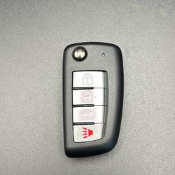 For Nissan Infiniti 2002 - 2017 4-Button Flip Key KBRASTU15