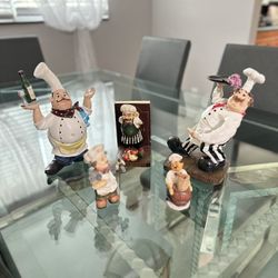 Chef Decorative Sculpture De Or