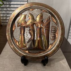 Vintage Handmade Egyptian Hanging Platter