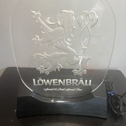 Vintage Lowenbrau Beer Light-up Sign