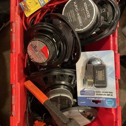 🔊🏎️ Various Car Speakers And Wires