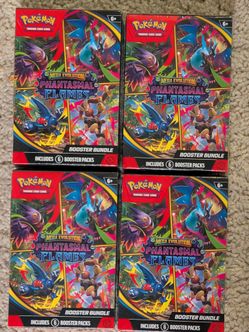 4 Pokemon Phantasmal Flames Booster Bundles